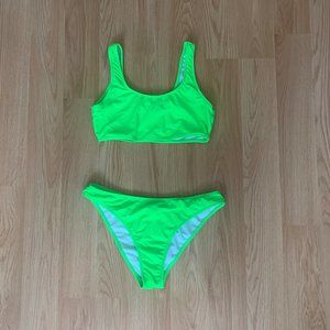 Missguided Neon Green Bikini